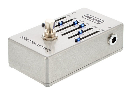 Pedal Mxr M-109s Graphic Eq 6 Band Silver Pedal Cuo