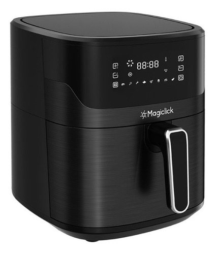 Freidora De Aire Magiclick 6.5 Lts Digital 1600w Sin Aceite Color Negro