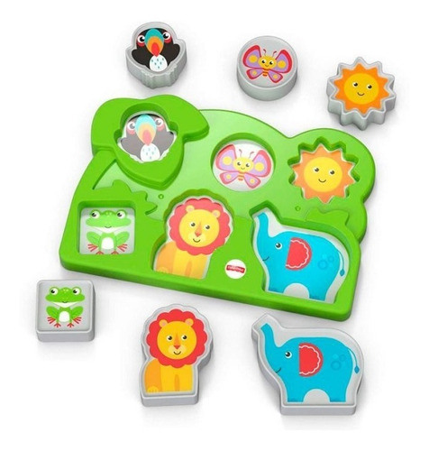 Fisher Price Rompecabezas Encaje Animales Jungla - Carruks