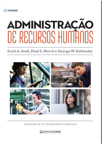 Administração de recursos humanos, de Bohlander, George W.. Editora Cengage Learning Edições Ltda., capa mole em português, 2021