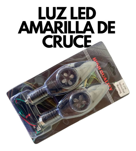 Luz De Cruce Trasera Led Amarilla 