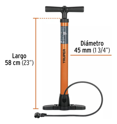 Inflador Manual Truper 100psi