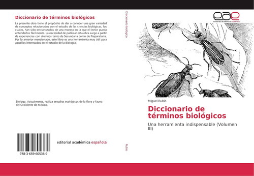 Libro: Diccionario De Términos Biológicos: Una Herramienta I