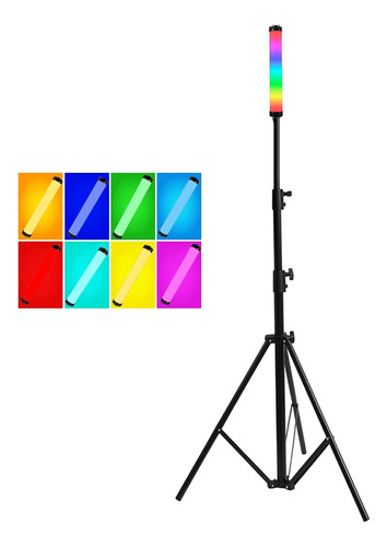 Barra Luz Led Rgb 30cm Profesional Más Trípode 210cm