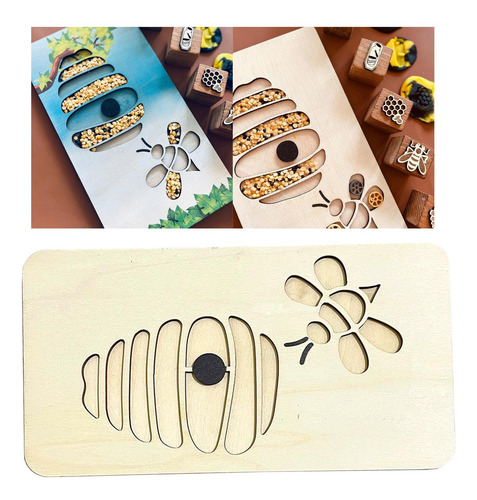 Montessori Sensory Aids Accesorio De Tablero Ocupado