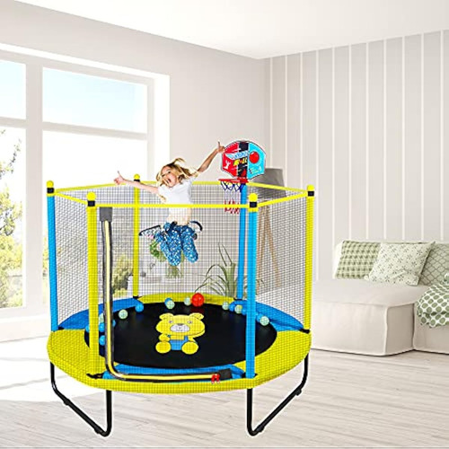 Trampolín De 60 Pulgadas Para Niños, Trampolín De