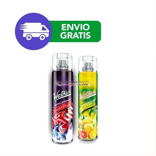 Imagen 1 de 7 de Walker Silicona Perfumada En Aerosol X 2 Con Envío Gratis