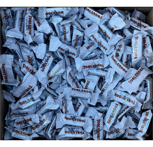 Bolsa Toblerone Tiny White Importado Suizos 32un. 256grs