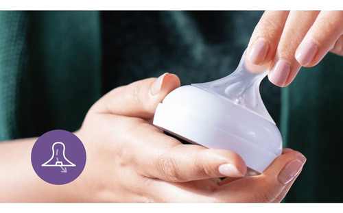 Biberón Philips Avent Natural Response 260ml Traslúcido Traslúcido Response