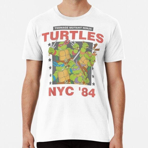 Remera Tortugas Ninja Vintage Nyc 80s Algodon Premium