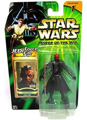 Figura Acción Star Wars: El Poder Jedi Darth Maul (duelo