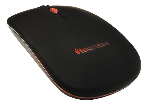 Mouse Slim Dual Inalámbrico Tecmaster Recargable Negro