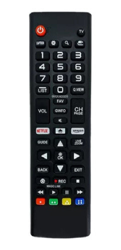 Controle Remoto Tv LG Universal Compatível Todos Modelos