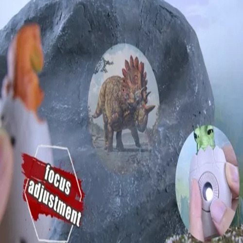 Juguete Proyector De Dinosaurio (3 Modelos Al Azar)