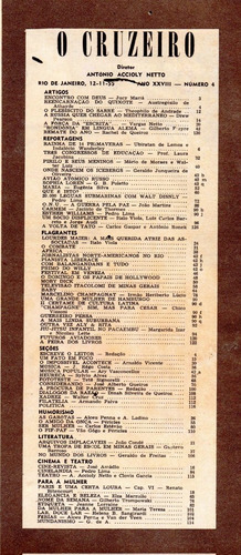 Revista O Cruzeiro 1955 Miss Minas Gerais Raras E Antiga