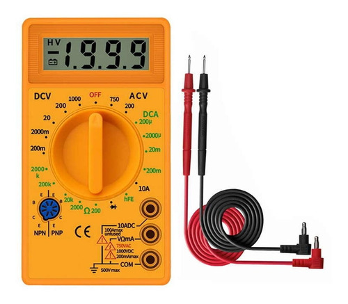 Multímetro Digital Eda 8pj Promoçao Novo C/nf