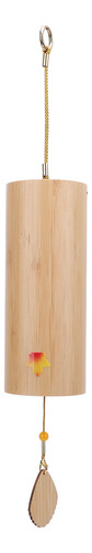 Carillón De Viento Para Jardín, 4 Unidades, Bambú, Con Acord