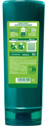 Acondicionador Garnier Fructis Probióticos Fuerza 350 Ml