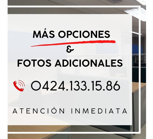 Imagen 4 de 4 de Oficina Lista Para Entrar En Chacao