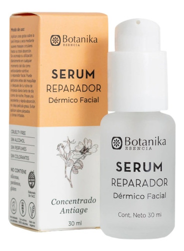 Serum Reparador Dérmico Facial Botanika Piel Luminosa 30ml 