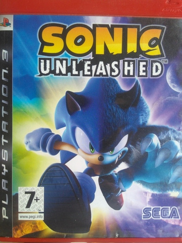Sonic Unleashed Ps3 Original , Mídia Física 