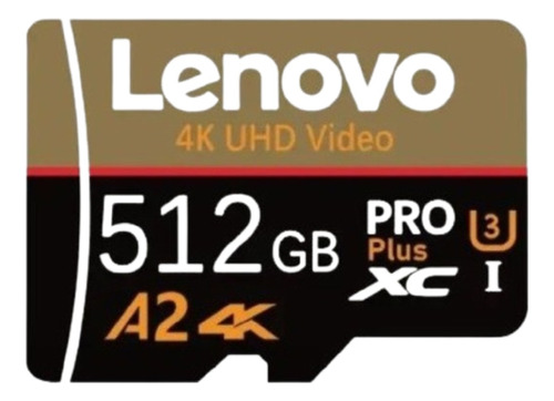 Tarjeta Micro Sd Lenovo 512gb Pro Plus A2 U3 4k Clase 10