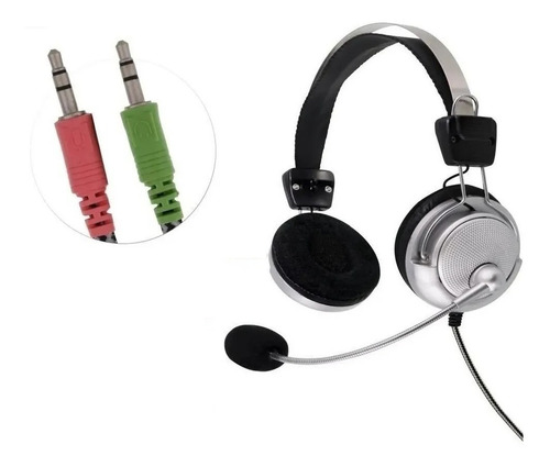 Fone Ouvido Stereo Com Microfone Pc Lan House Headphone