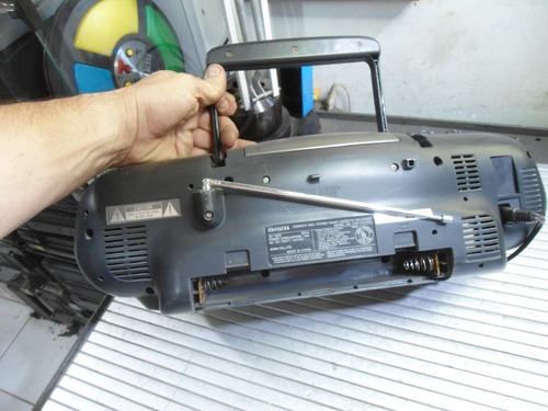 Radio Gravador Aiwa Csd-ex100 - Para Peças Ou Reparos