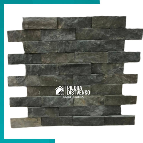 Spacatto De Mármol Negro Boreal 5x15- Espacato Negro Boreal