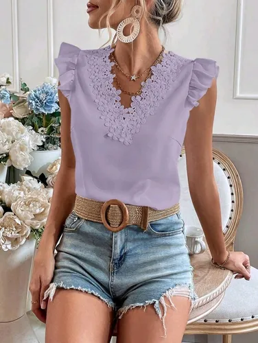 Blusas Elegantes Shein Dama Vestir Ocacion Especial Talla M