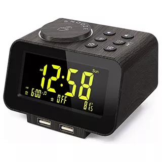 Reloj Radio Despertador Para Dormitorio