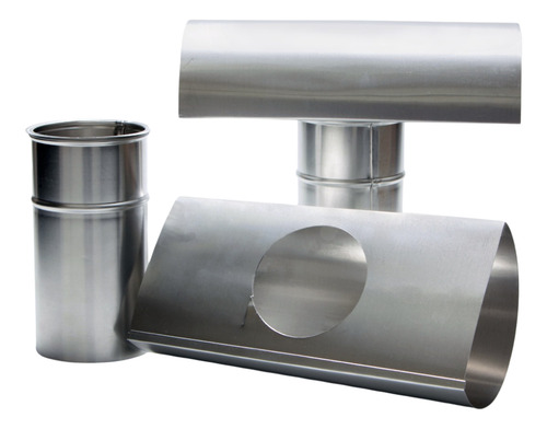 Chaminé Terminal T Para Duto Exaustão Aquecedor 60x300mm