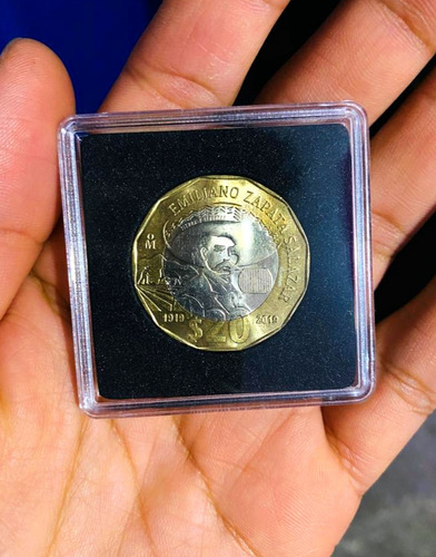 Moneda De 20 Pesos Emiliano Zapata ( Única )