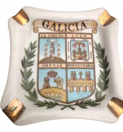 Recuerdo De Galicia Porcelana