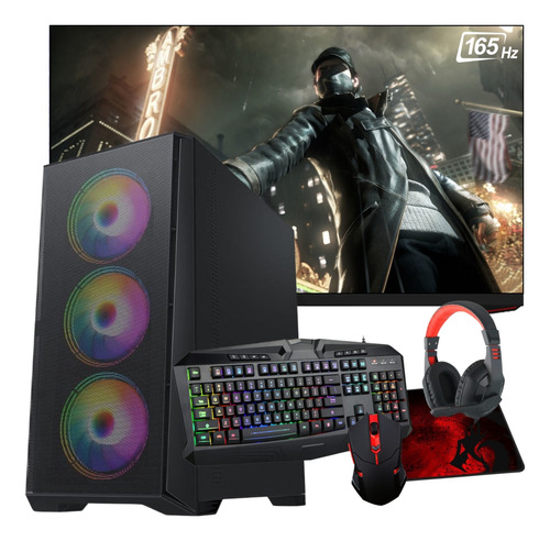 Pc Gamer Amd Ryzen 7 5700g 32gb 1tb + Monitor 27' Fhd 165hz
