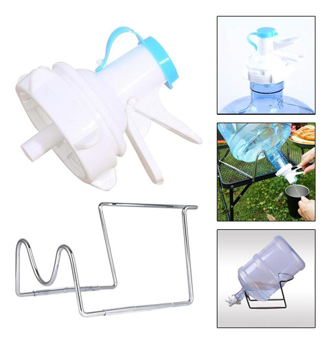 Accesorios For Soporte Jarra Botella Con Grifo, Negro