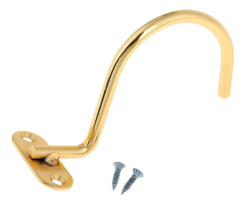 Gancho De Latón Pequeño Con Tornillos De Montaje Para