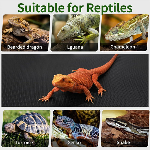 Alfombrilla Para Reptiles, Forro De Sustrato Para Terrarios