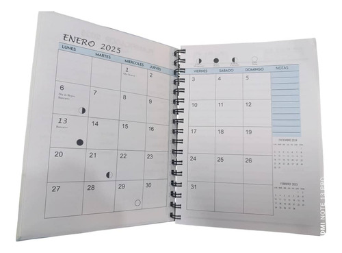 Planificador Libreta Personalizado, Con Agenda Y Almanaque