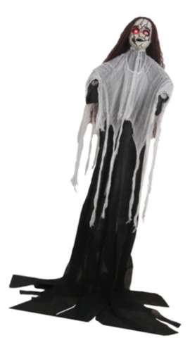 Esqueleto Fantasma Decoración De Halloween Casa Negro