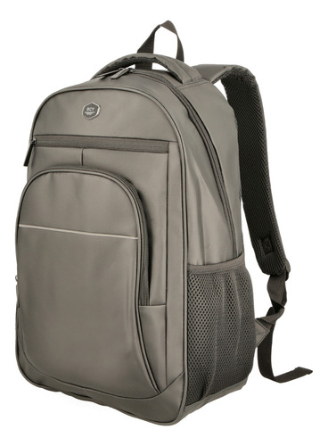 Mochila Urbana Porta Notebook Negra Ejecutiva Bags Cherry Color Negro Diseño De La Tela Liso