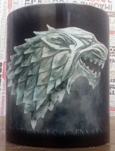 Caneca Mágica Game Of Thrones - Got - Casa Stark - Especial