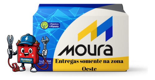 Bateria Moura M50jd - A Base De Troca Zona Oeste