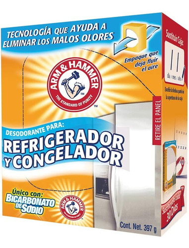 Desodorante Para Refrigerador Congelador 397g Arm And Hammer