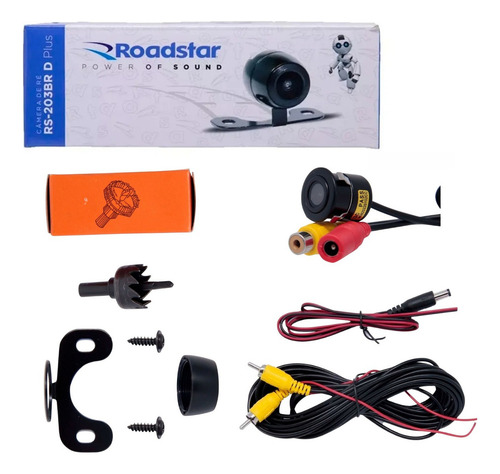Kit Multimídia Gol Bolinha G2 Espelhamento + Camera Ré Cor Preto