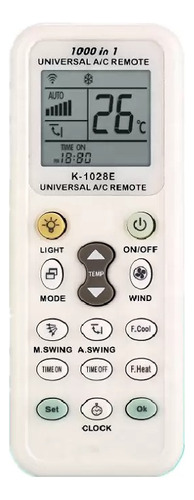 Control Universal De Aire Acondicionado 1000 En 1 K-1028e 