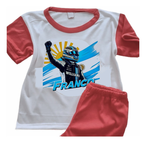Pijamas Colapinto Infantiles Formula 1 Personalizadas - 6803