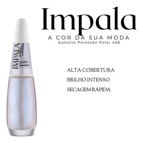 Impala Esmalte Perolado Polar - 3 Unidades Colorido
