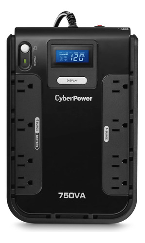 Cyberpower Cp750lcd Intelligent Lcd Ups 750va 420w Compact