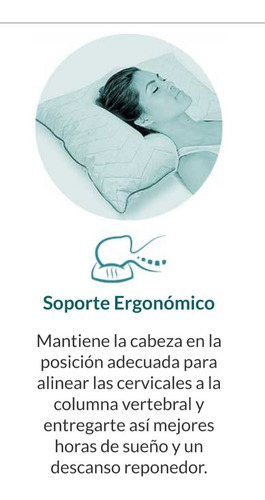 Imagen 5 de 10 de Almohada Sognare Queen (51x76 Cm) Hipoalergénica ( 1 Uni )